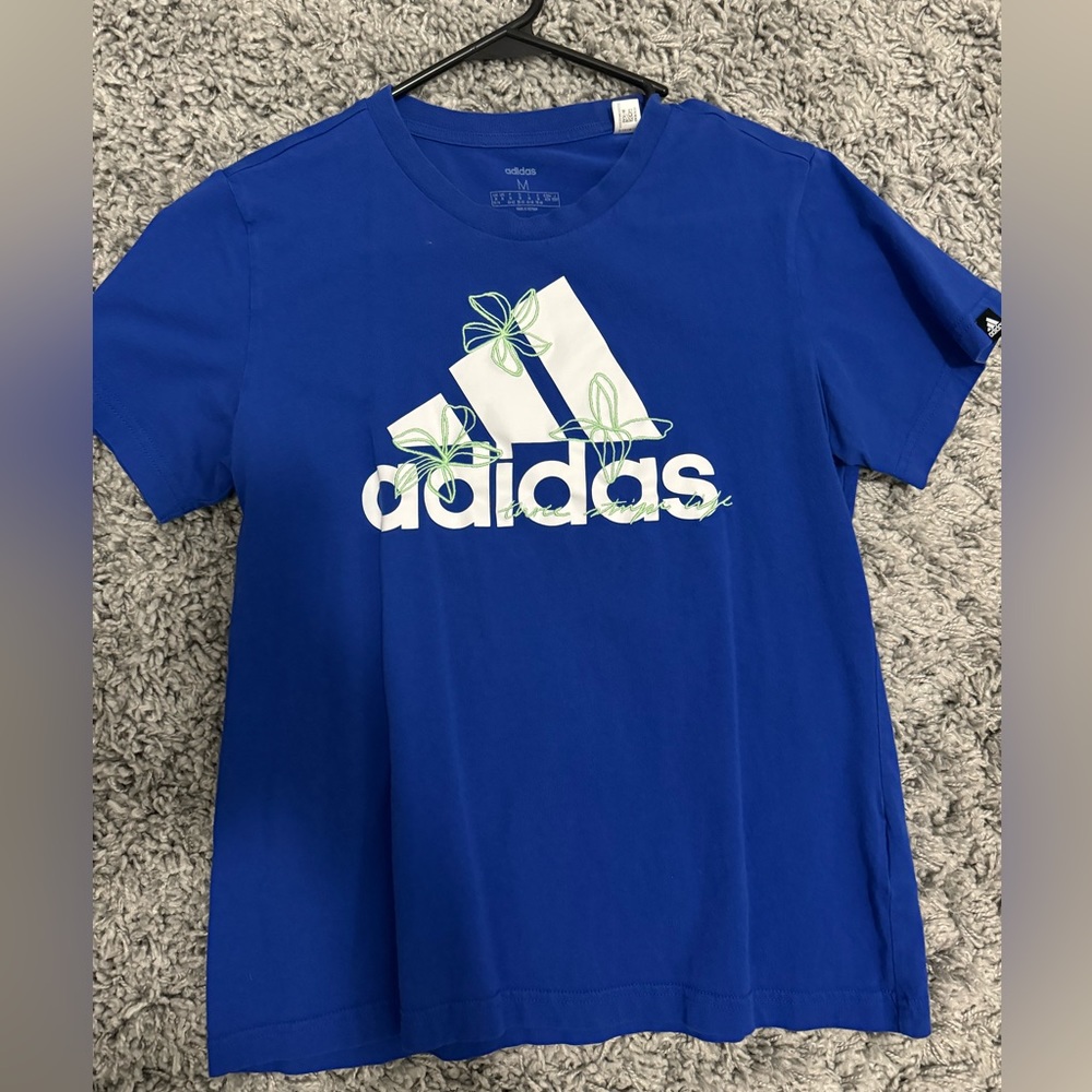 Adidas blue T-shirt
